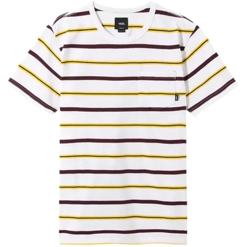 The Condit Stripe Pocket T-Shirt is a 100% cotton jersey crewneck t-shirt.